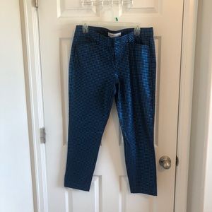 Blue shimmery pixie pant